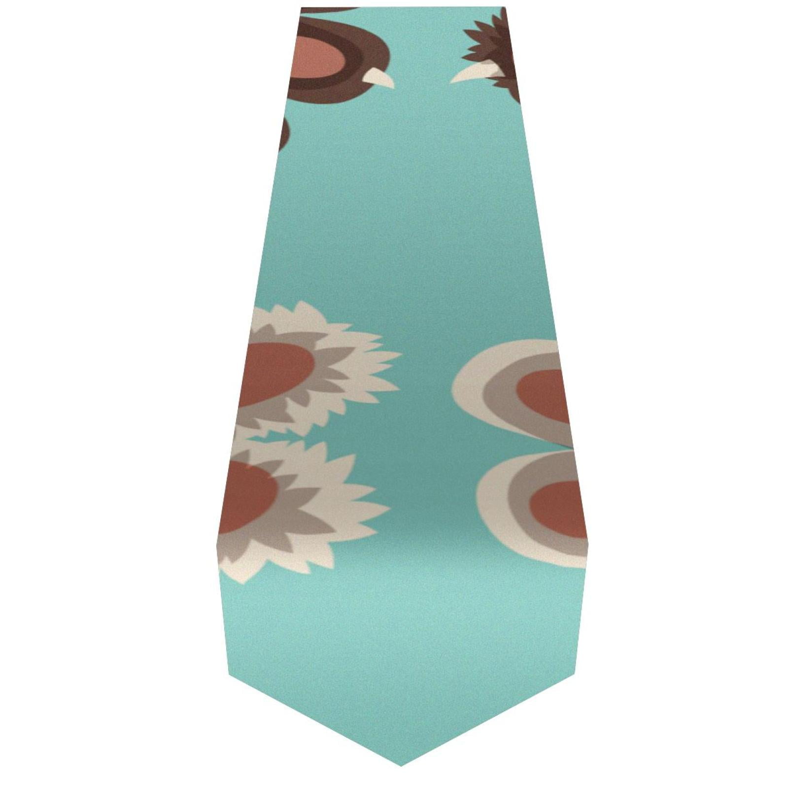 OWNTA Cute Cats Claw Dogs Paw Hands Pattern Elegant Polyester Table Runner, Perfect for Your