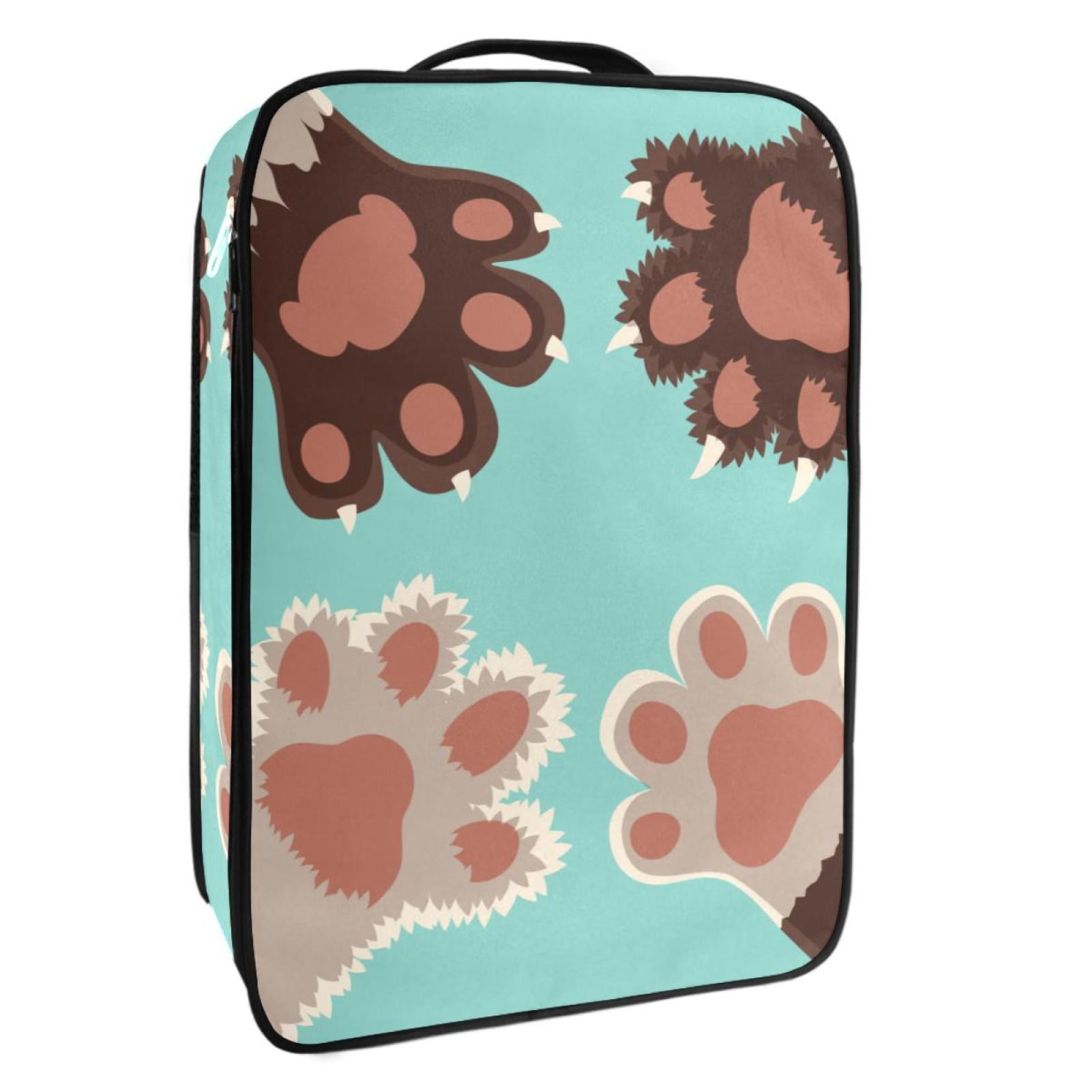 OWNTA Cute Cats Claw Dogs Paw Hands Pattern Premium Polyester Shoe Box