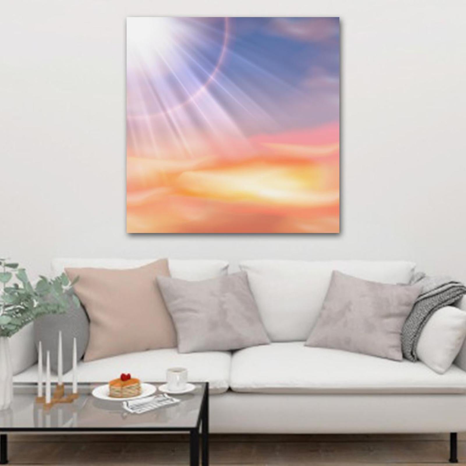 OWNTA Daylight Sky Pattern Canvas Wall Art Paintings for Living Room ...