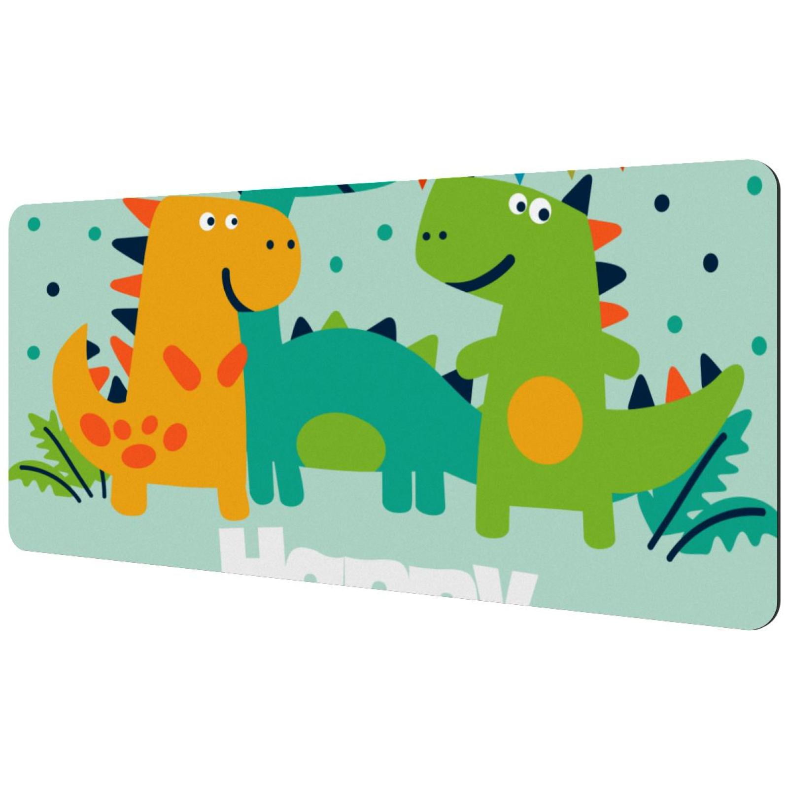 OWNTA Dinosaurs Happy Birthday Pattern Rectangular Extended Desk Pad ...