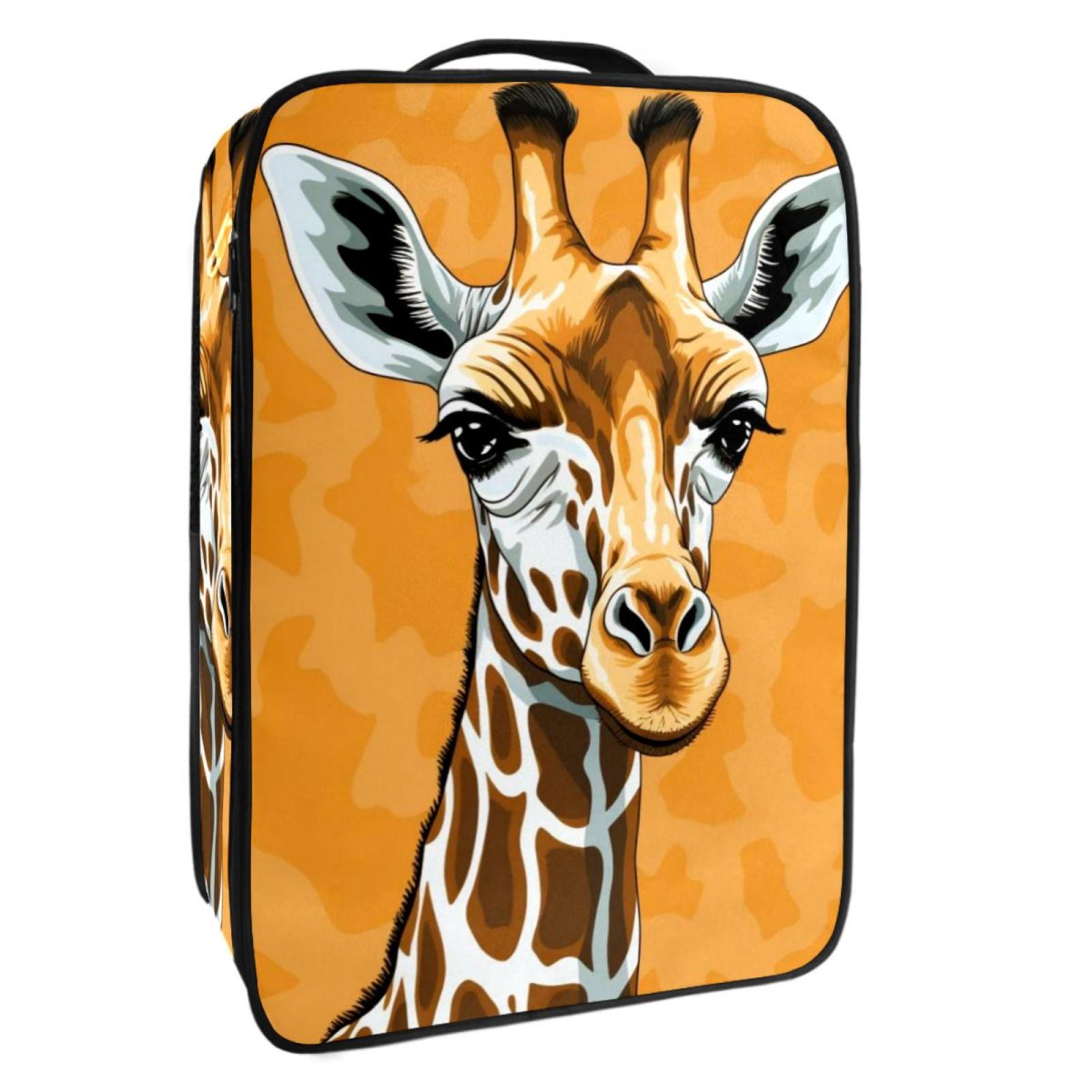 OWNTA Giraffe Pattern Premium Polyester Shoe Box - Durable 9x12in ...