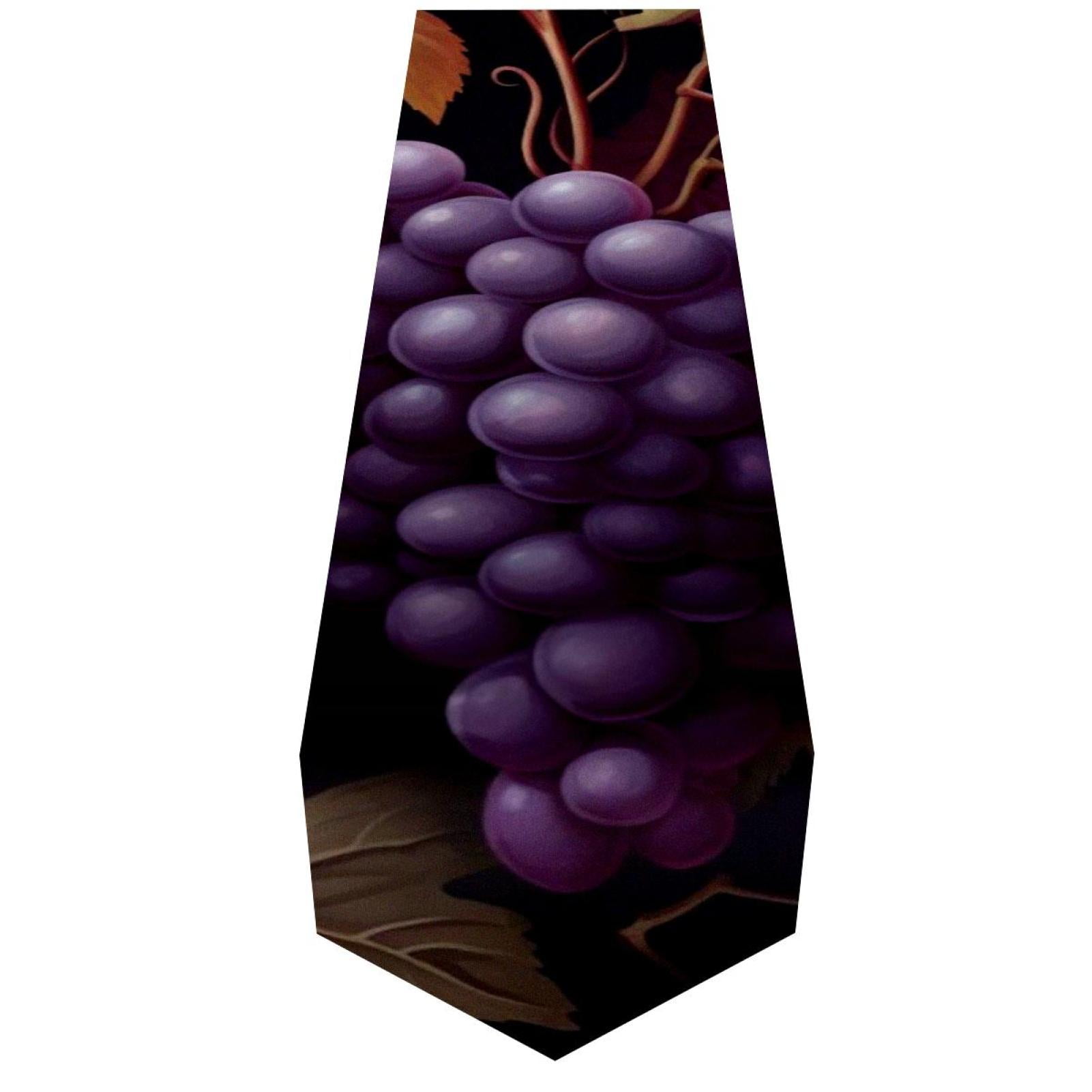 OWNTA Grape Pattern Elegant Polyester Table Runner, Perfect for Your ...