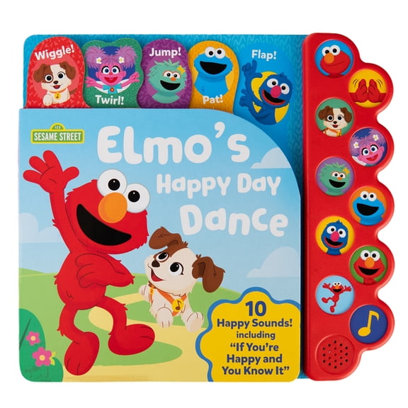 Sesame Street Elmo's Happy Day Dance, (Board Book)