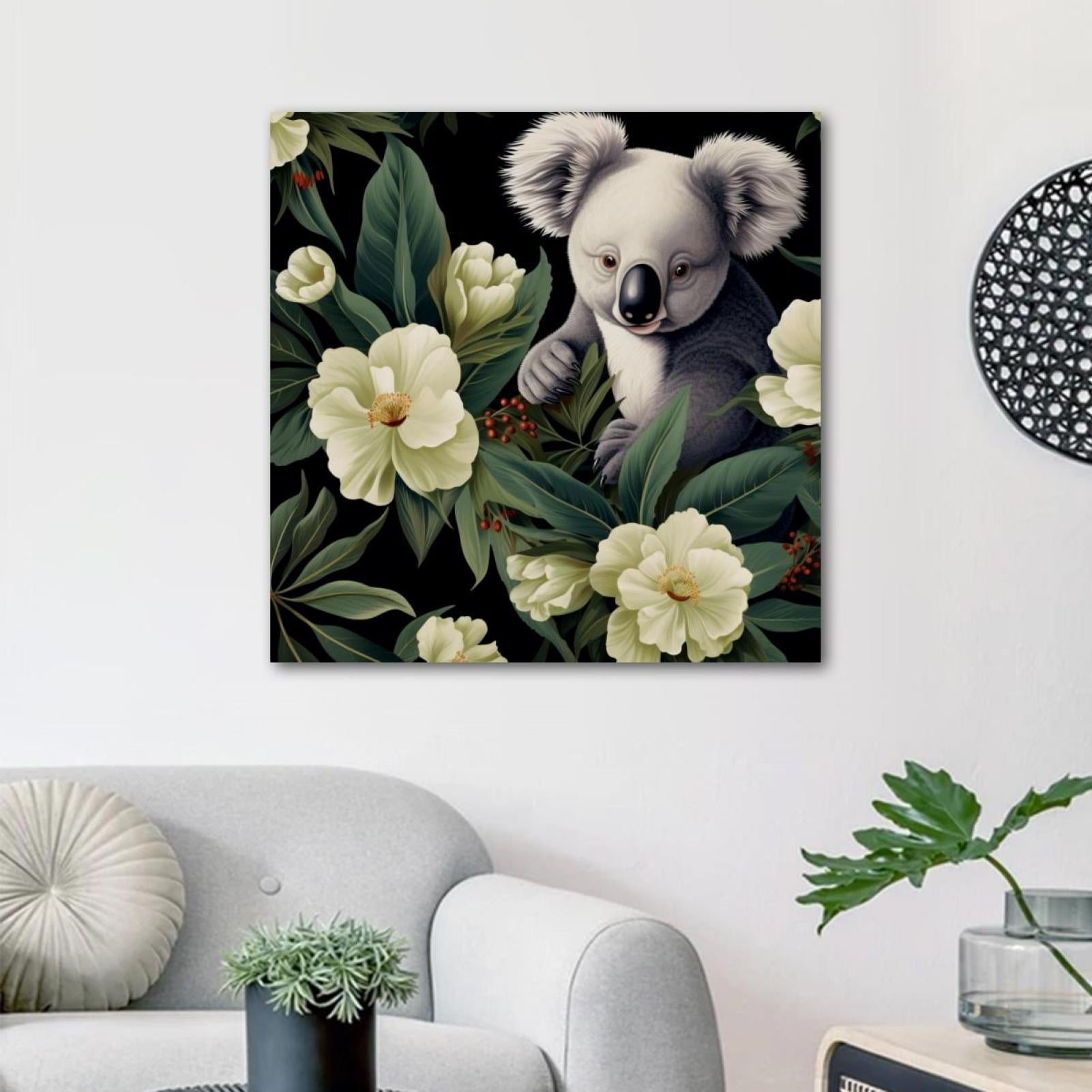 OWNTA Koala Pattern Canvas Wall Art Paintings for Living Room - Canvas ...