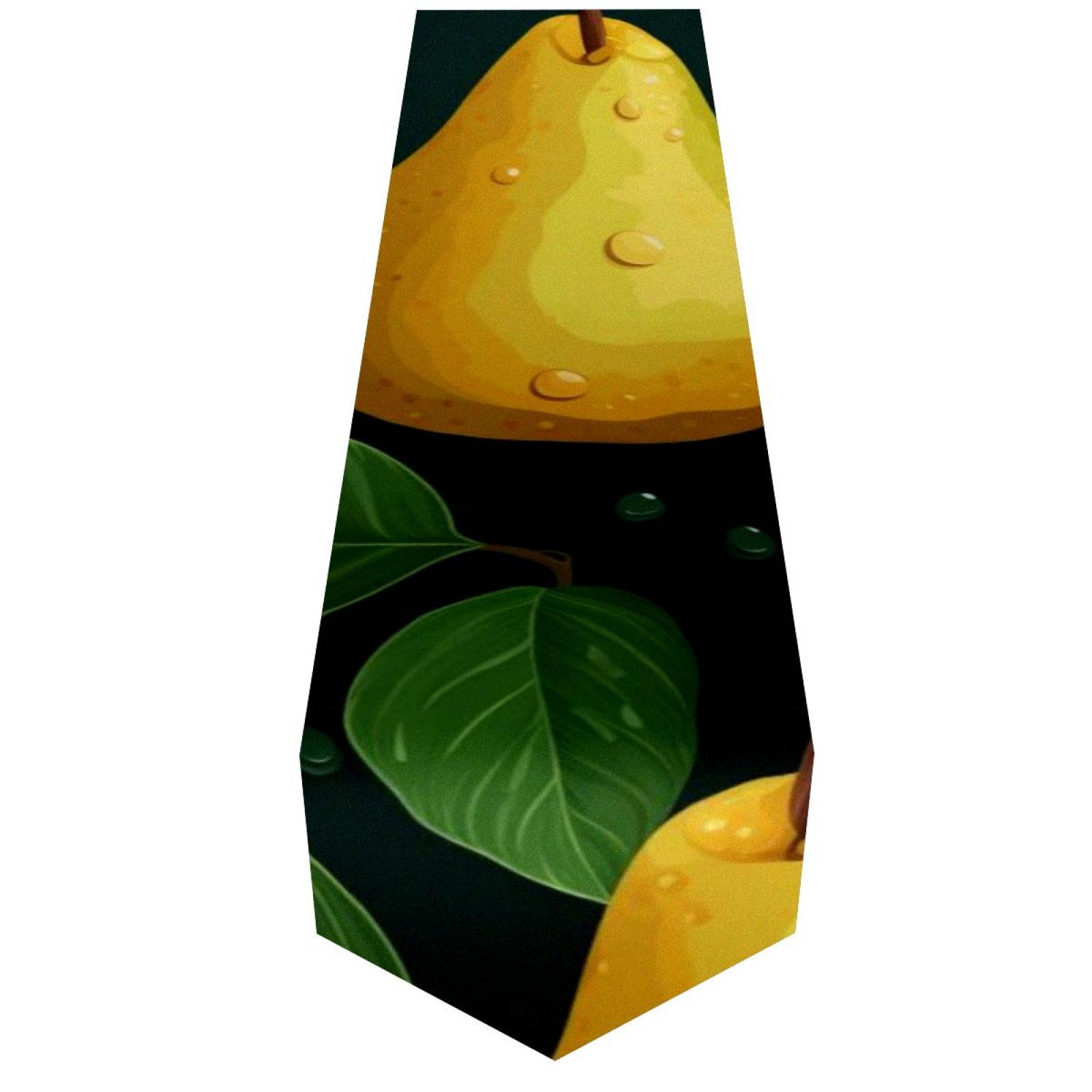 OWNTA Pear Pattern Elegant Polyester Table Runner, Perfect for Your