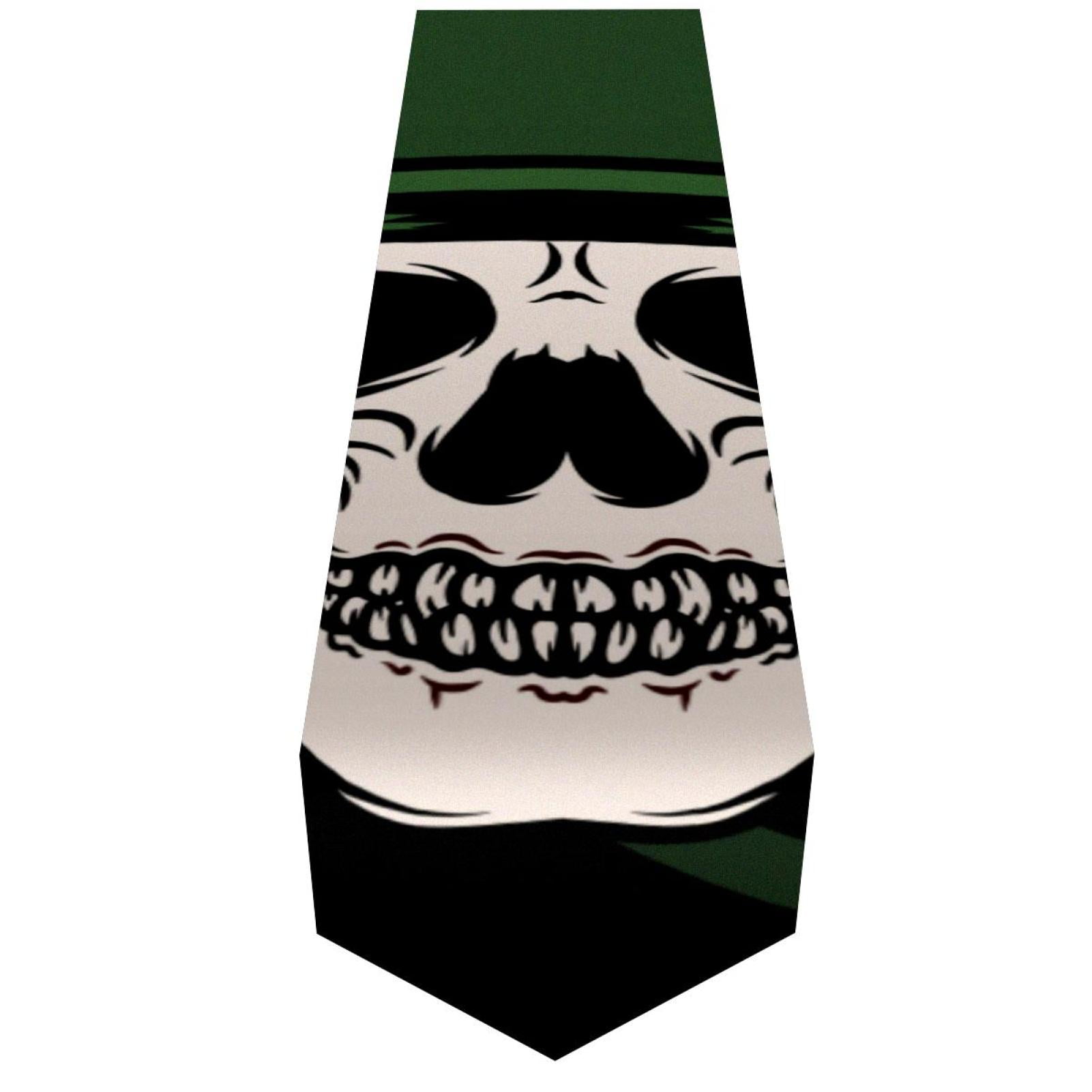 OWNTA Skull with Bayonet Pattern Elegant Polyester Table Runner ...