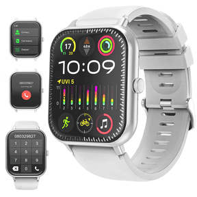 OWNTECH 1.83" Smart Watch, Bluetooth Answer/Make Calls/Message Reminder, 120+ Sports Modes, IP67 Waterproof Fitness Watches for Android and iPhone,Gray