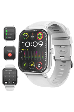 1.83" Smart Watch, Bluetooth Answer/Make Calls/Message Reminder, 120+ Sports Modes, IP67 Waterproof Fitness Watches for Android and iPhone,Gray