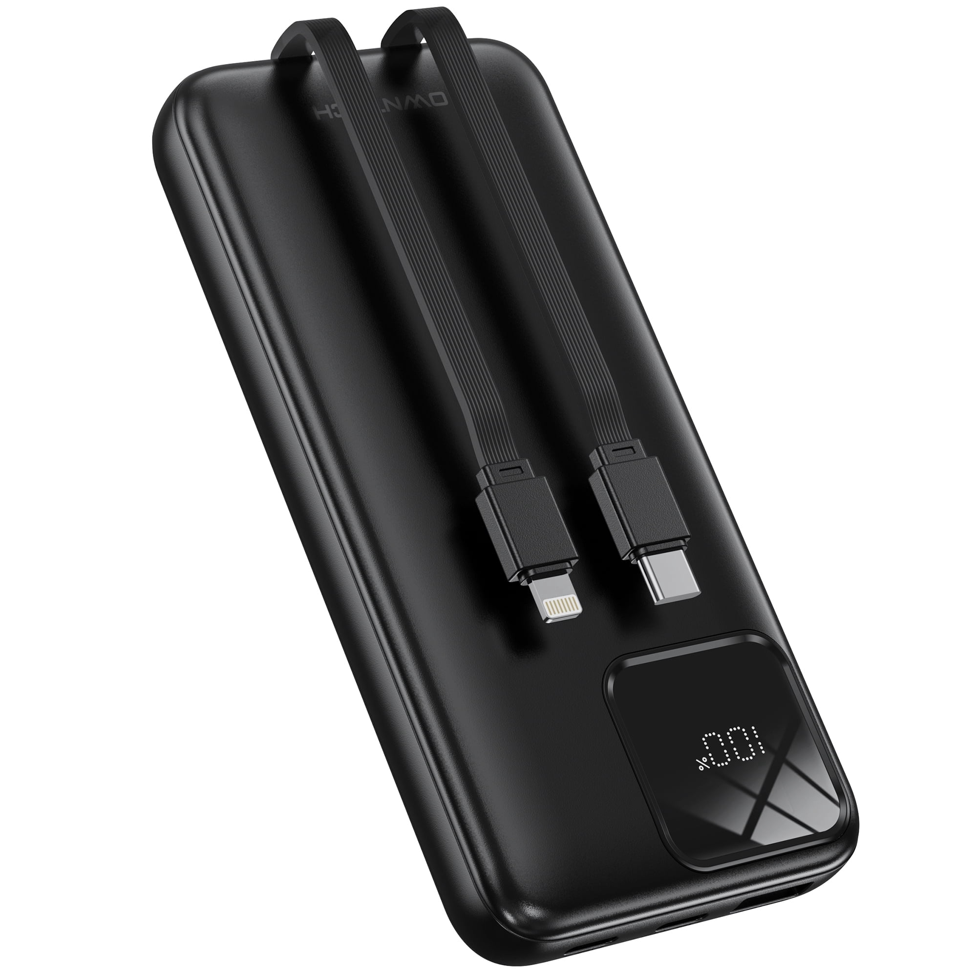 OWNTECH 10000mAh Portable Charger Power Bank with Built in Cables 22.5W Fast Charging for iPhones, iPad, Samsung More Phones Tablets
