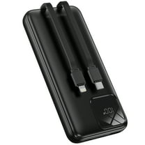 OWNTECH 10000mAh Portable Charger Power Bank with Built in Cables 22.5W Fast Charging for iPhones, iPad, Samsung More Phones Tablets