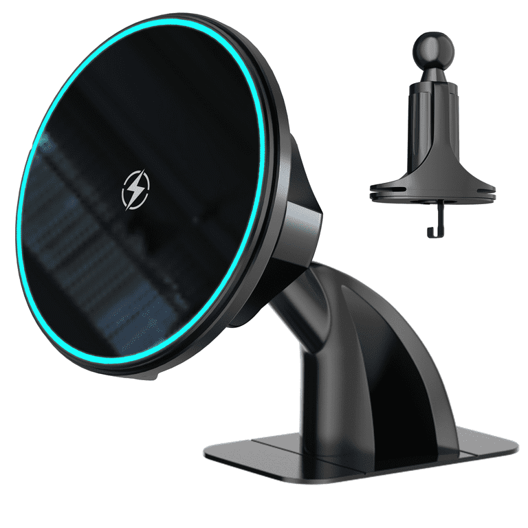 OWNTECH Fast Charging Magnetic Car Charger for iPhone 15 to 12 - Main Image