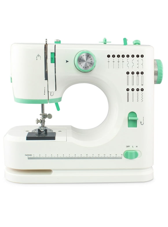OWNTECH Portable Sewing Machine for beginners 12 Built-in Stitches with Foot Pedal