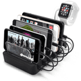 thumbnail image 1 of OWNTECH USB Charging Station for Multiple Devices 6 Port Multi Charger Station Compatible with iPhone iPad Cell Phone Tablets, 1 of 7