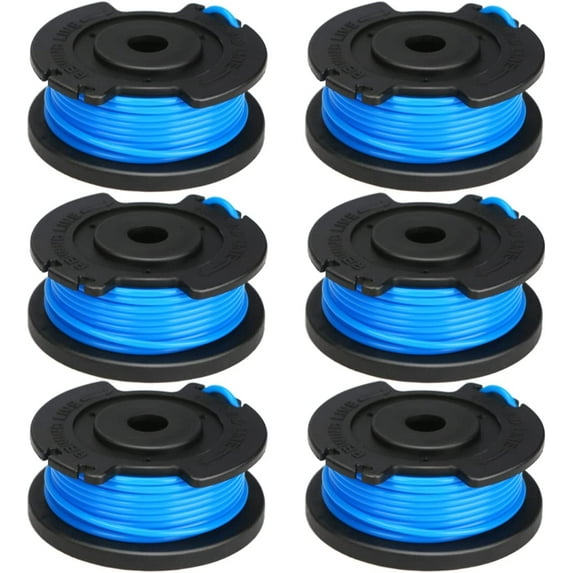 OWNTIDE 0.065" Trimmer Spool Line for Toro 51484 51486 51487 88506, 16ft Single Line String Trimmer Spool, 6 Pack