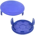 thumbnail image 1 of OWNTIDE 2-Pack Spool Cap Cover for Kobalt KST 120X, 120X-06 40V Cordless String Trimmer, Weed Wacker Replacement Part, Blue, Durable ABS, 1 of 6