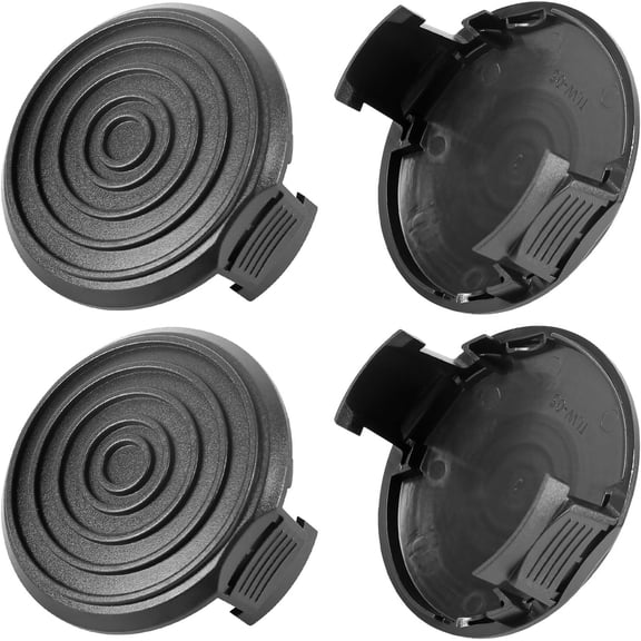 OWNTIDE 20115E-B Trimmer Cap for Harbor Freight Bauer Corded 5.5 Amp 15" String Trimmer, 4-Pack Replacement Cover