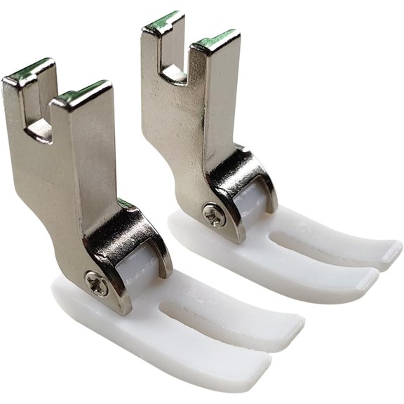 OWNTIDE 2PCS Teflon Presser Foot for Industrial Lockstitch Sewing Machines - Juki, Brother, Singer, Consew Compatible