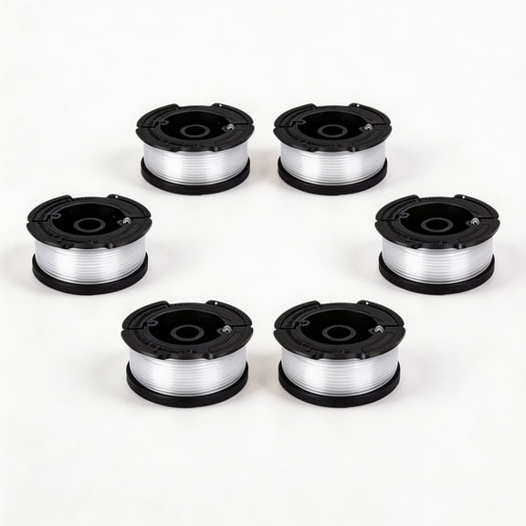 OWNTIDE 30ft 0.065" Pre-Wound Autofeed String Trimmer Line Spool AF-100 Compatible with Black and Decker AF-100, AF-100-3ZP, AF-100-BKP, GH600, GH610, GH900(6 pack)