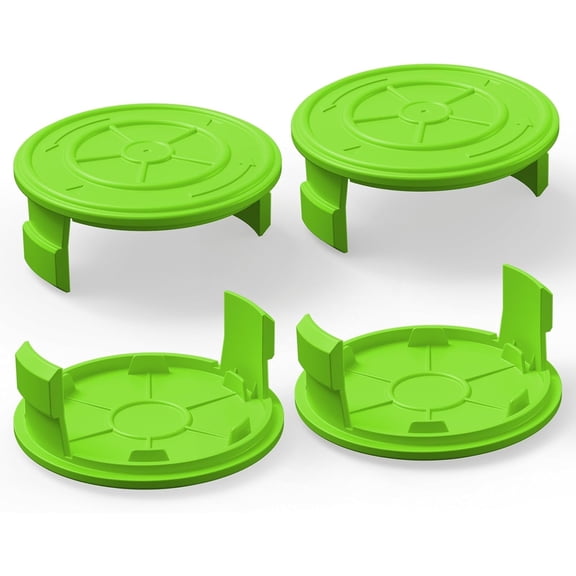 OWNTIDE 4-Pack Spool Cap for Greenworks 2101602, 2101602A, STBA40B210, ST40B410, BST4000 - Upgraded PA6+GF Nylon Weed Wacker String Trimmer Line Cover
