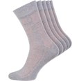 thumbnail image 1 of OWNTIDE 5-Pack Men's Dress Crew Socks, Ultra Thin Lightweight Breathable Cotton Socks, 1 of 9