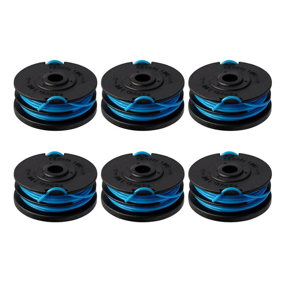OWNTIDE 6-Pack 0.065" Trimmer Spool for Greenworks 2101602 2101602A String Trimmers, Auto Feed Line Replacement