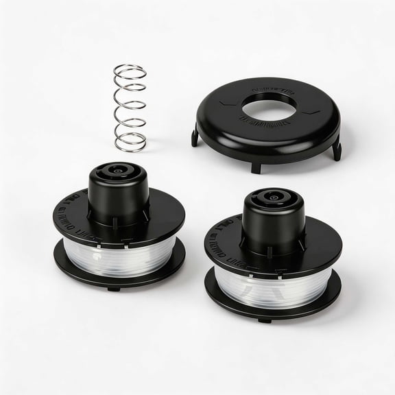 OWNTIDE 88175 30ft 0.065" Trimmer Spool Kit with 88026 Spring & Cap Compatible with Toro 51256, 51301-51305, 10" to 15" String Trimmers(2 Spool+ 1 Cap)