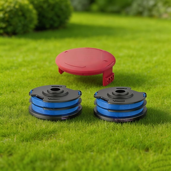 OWNTIDE 88512 Dual Line Refill Spool  Compatible with Toro Electric String Trimmer 51480, 51480A, 51480B 14-Inch, #88514 Replacement(2 Spool+1 Cap)