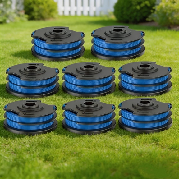 OWNTIDE 88512 Dual Line Trimmer Spool  Compatible with Toro 51480, 51480A, 51480B 14-Inch Electric String Trimmer & Edger, Replacement Part #88514 (8 Spool