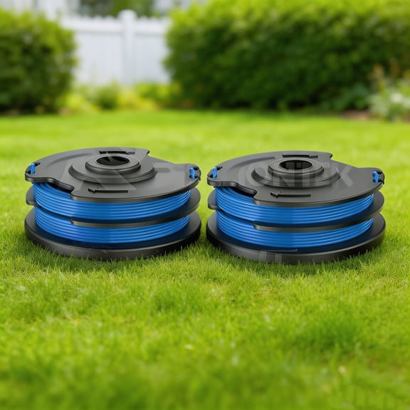 OWNTIDE 88512 Dual Trimmer Line 14" 0.065"  Compatible with Toro 51480 Electric String Trimmer, Heavy-Duty Spool for Clean Edging & Weed Control(2 Cap)