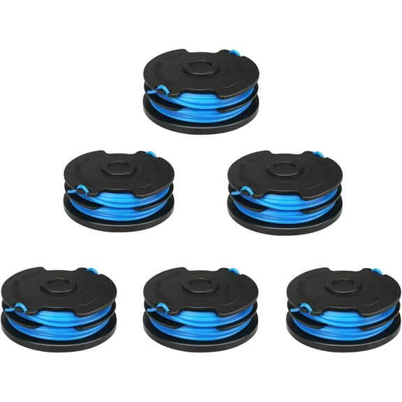 OWNTIDE 88512 Trimmer Line for Toro 51480 Electric String Trimmer, 14" 0.065" Dual Spool, 6-Pack, 30ft Total, Durable Nylon
