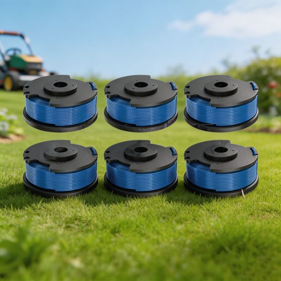 OWNTIDE AC14RL3A Replacement String Trimmer Spool, 11ft 0.065" Compatible with Ryobi 18V, 24V, 40V Cordless Weed Wacker(6 pcs)