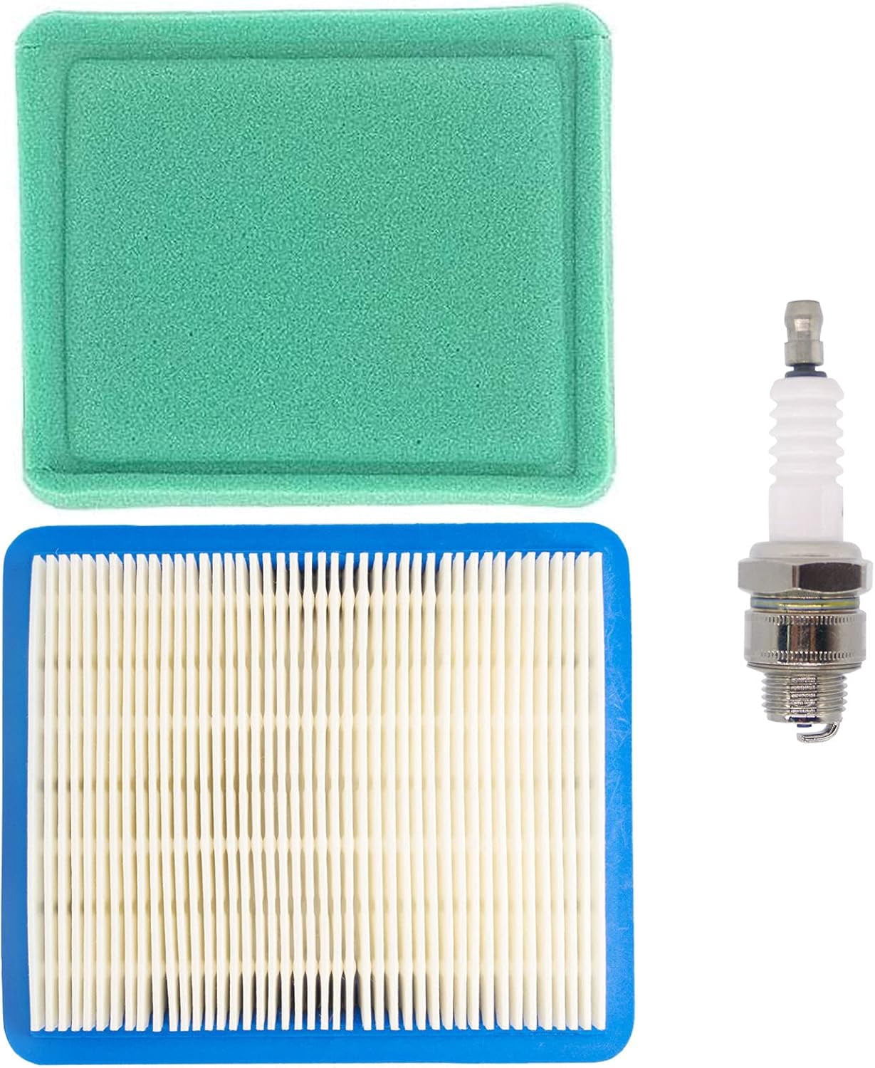 OWNTIDE Air Filter & Spark Plug Kit for B&S 625e 675ex 725ex 625-675 ...