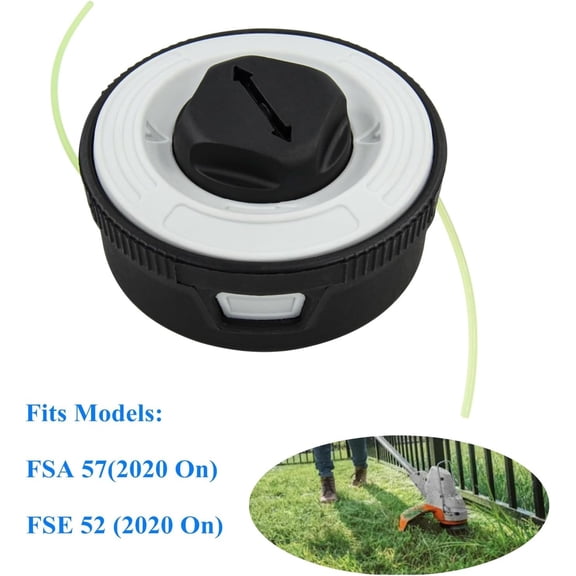 OWNTIDE C3-2 Trimmer Head for Stihl FSA 57 FSE 52 AutoCut - EasySpool Bump Feed, Part 4009 710 2106