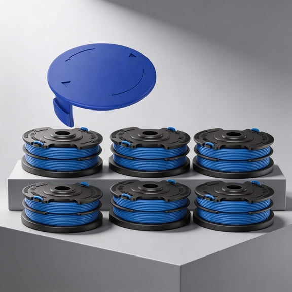 OWNTIDE KST-120X-06 0.065 Inch 20ft Dual Line Spool Compatible with Kobalt 40-Volt Max Models KST 2040-06, KDLA 3040-03, Part 294703( 6 +1 pk)