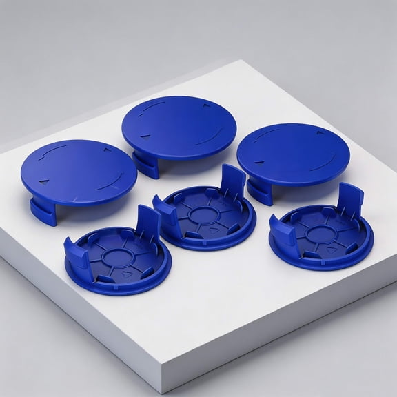 OWNTIDE Spool Cover Cap Compatible with Kobalt 40-Volt Cordless Weed Wacker Models KST 120X, 120X-06( 6 pack )