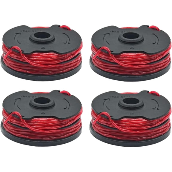 OWNTIDE Trimmer Spool Line for Hyper Tough GGT500WU HT18-401-004-01, 0.065" Twisted Double Line Weed Eater String, 4-Pack