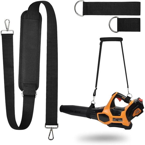 OWNTIDE Universal Adjustable Leaf Blower Shoulder Strap, Anti-Slip Padding Shoulder Straps for Leaf Blowers, Lawn Mowers & Garden Trimmers, Compatible with DEWALT, EGO Power+, LAZYBOI, LEAPUL