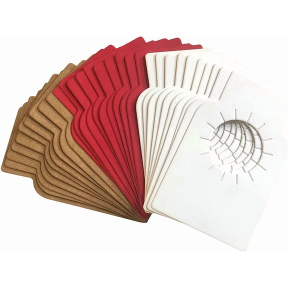 OWNTIDE Wine Bottle Tags - 150 Pack, 3 Colors - Cellar Collection, Champagne, Name, Year, Tasting Notes - Easy Organize & Identify