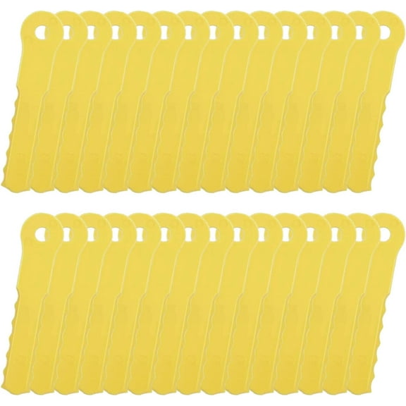 OWNTIDE70289A Trimmer Head Blades for Weed Warrior 14867B Push-N-Load, PivoTrim Hybrid, Ugly Head 2-N-1 (30-Pack)