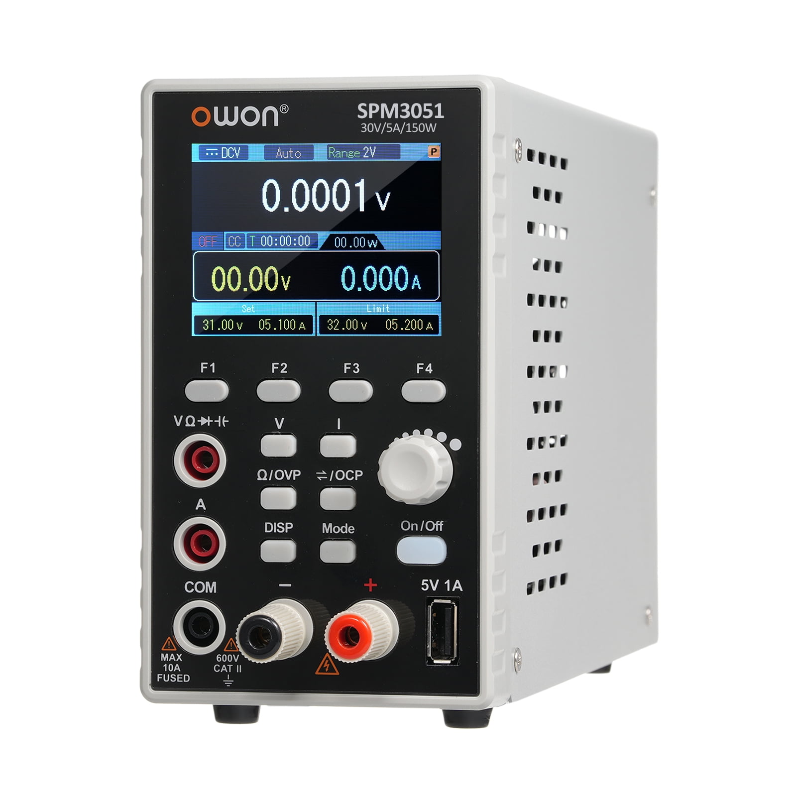 OWON SPM3051 Programmable Lab Power Supply (030V 05A) 150W Bench DC