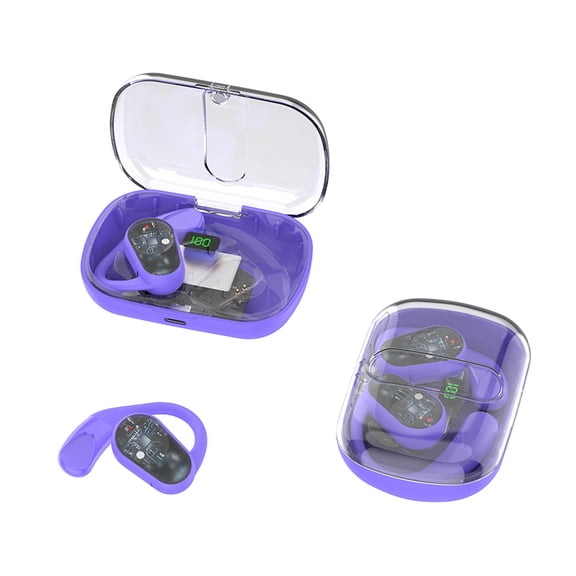 OWS-80 Wireless Earbuds Bluetooth Headphones with Charging Case IPX4 Waterproof Stereo Earphones in-Ear for Sport