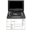 thumbnail image 1 of OWSOO 7.8 Inch 16:9 Widescreen 270° Rotatable LCD Screen Home Car TV DVD Player Portable VCD Compact Disc MP3 Viewer with Function, 1 of 6