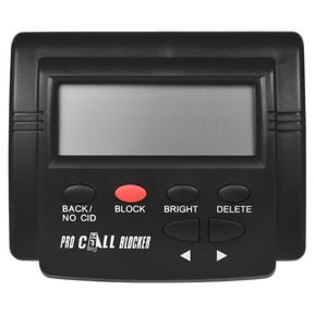 OWSOO CT-CID803 PLUS Caller Box Call Blocker Stop Nuisance Calls Devices Call LCD Screen Display with 1500 Numbers Capacity Stoping All Cold Calls for Fixed Phones Landline Telephone