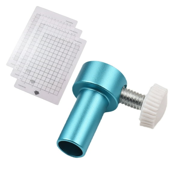 OWSOO Die Cut Machine Pen Adapter with 3pcs Cutting Mat 6.5x4.5in for CRICUT JOY Cutting Machine Aluminum Alloy Pen Holder for 8mm Diameter Marker