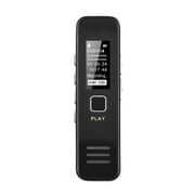 Digital Voice Recorder 128GB Voice Recording Device 32-1536KBPS for Lecture Meeting Interview Business Talk Audio Recorder with Playback, MP3 Player, Earphone, Password TF Card Not In