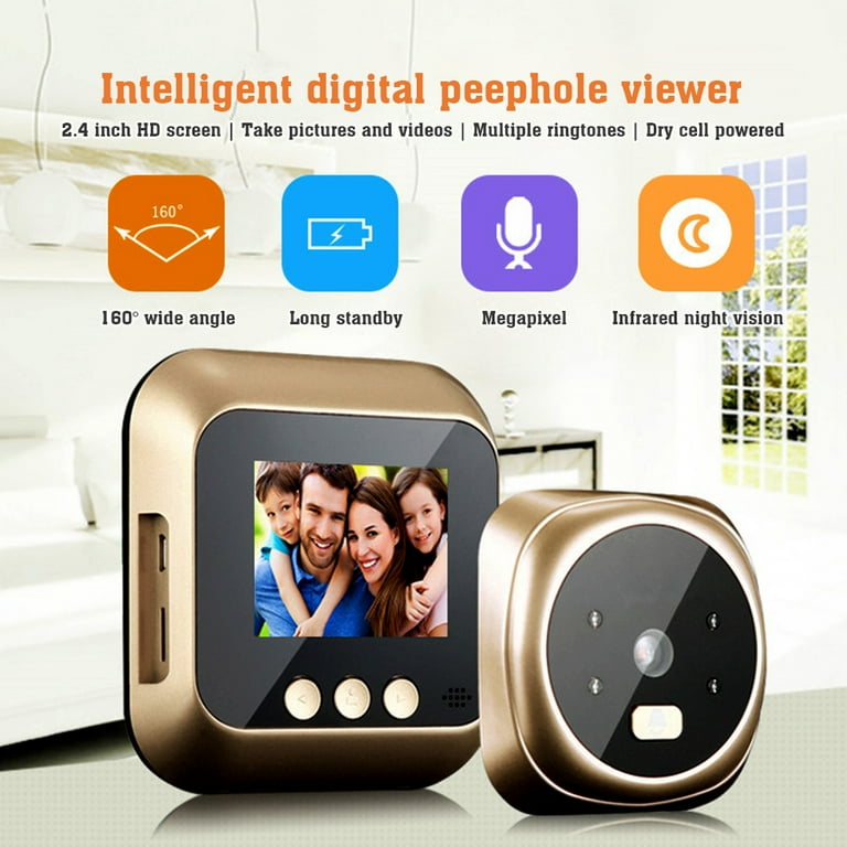OWSOO Door Peephole Camera with Digital Night Vision and Wireless