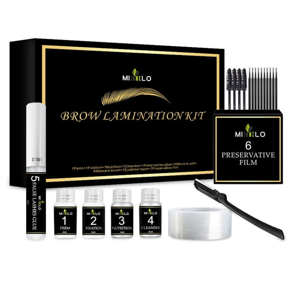 OWSOO Eyebrow Lift Kit,Kit DIY Brow Kit Lash Kit Eyebrow Lift Kit Brow Perm Lamination Lift Set Lash Kit Beauty Lift Set Eyebrow Perm Kit Lash Eyebrow Lamination Lift Kit ERYUE Eyebrow QISUO