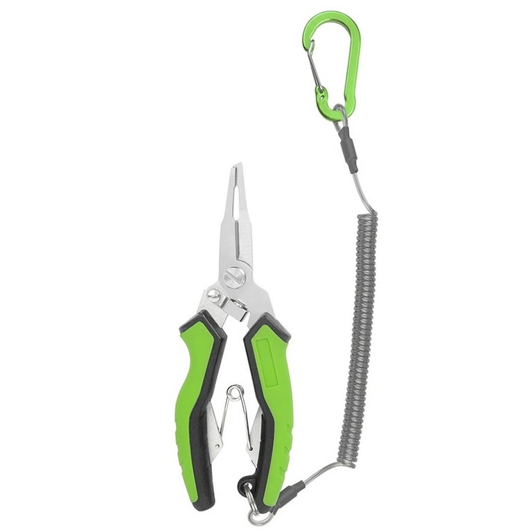 OWSOO Fishing Pliers Stainless Steel Line Cutter Curved Nose