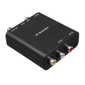 OWSOO  Modulator AV to  Converter NTSC CH3/CH4 Channels Video Input Adapter for Analog TVs  Professional  VHF Demodulator Converter for CATV System