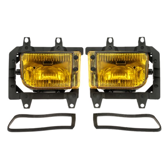 OWSOO Pair of Left & Right Front Fog Transparent Lens Kit for E30 3-Series 1985-1993